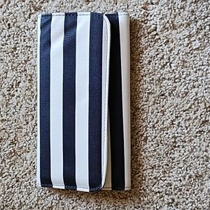 Kut from the Kloth black and white striped wallet